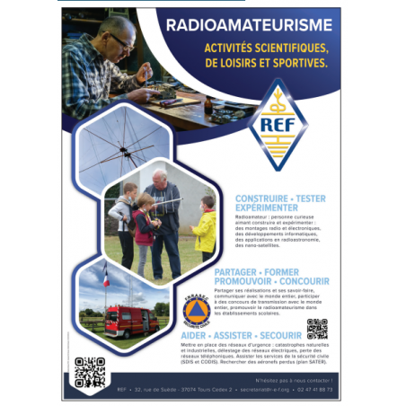 JEU AFFICHES ACTIVITES RADIOAMATEURS - ACTIVITES SCIENTIFIQUES